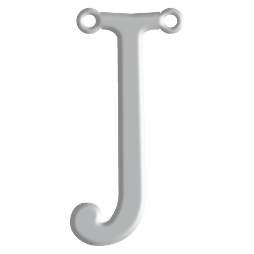 J Initial Pendant