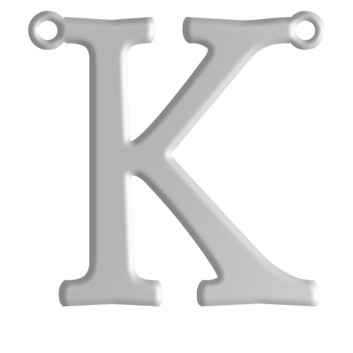 K Initial Pendant