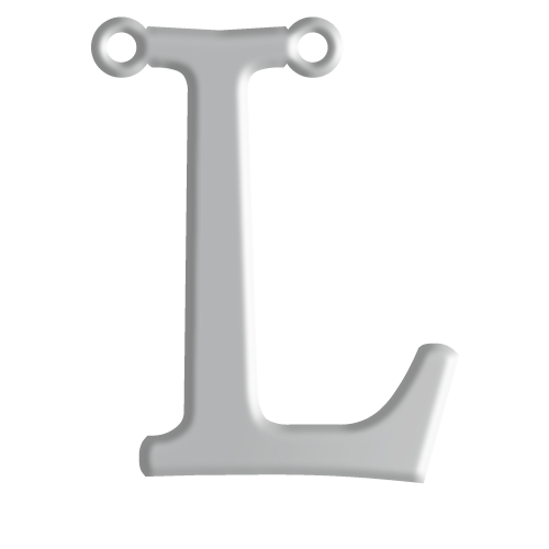 L Initial Pendant