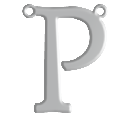P Initial Pendant