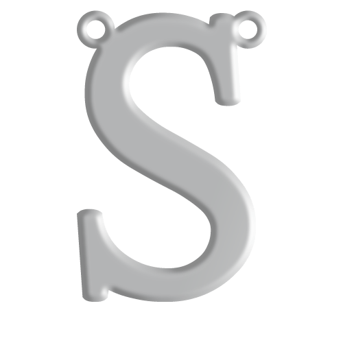 S Initial Pendant