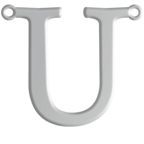U Initial Pendant