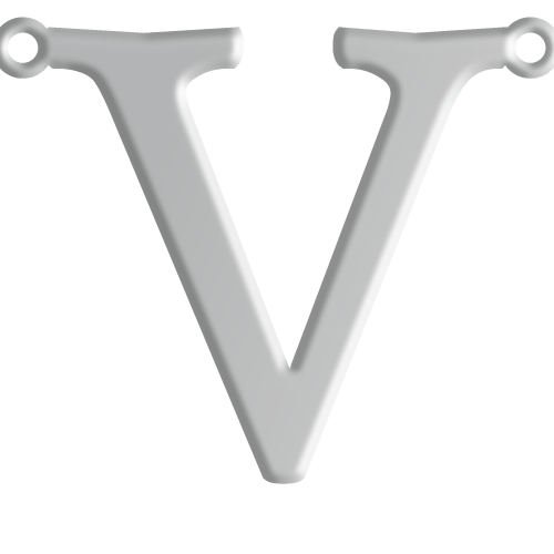 V Initial Pendant