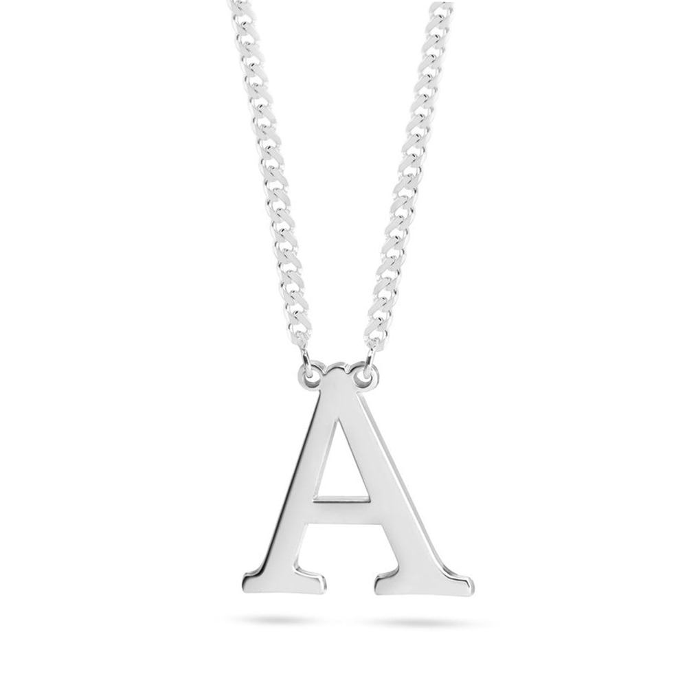 Cuban Initial Necklace