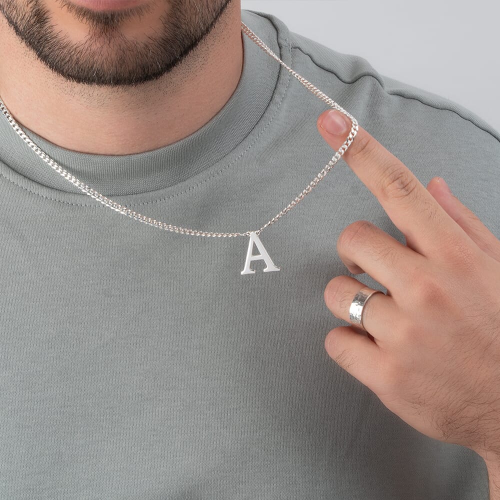 Cuban Initial Necklace
