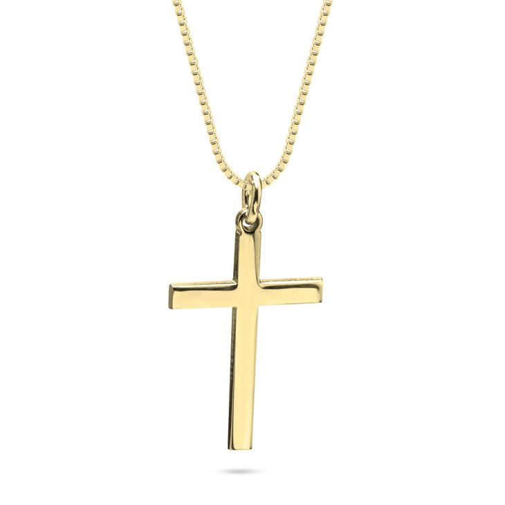 Classic cross necklace