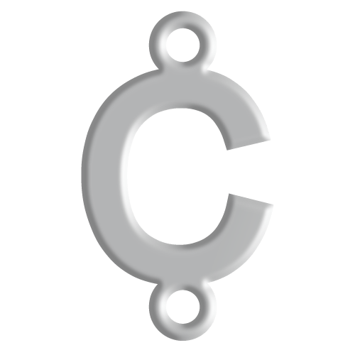 C Initial Pendant