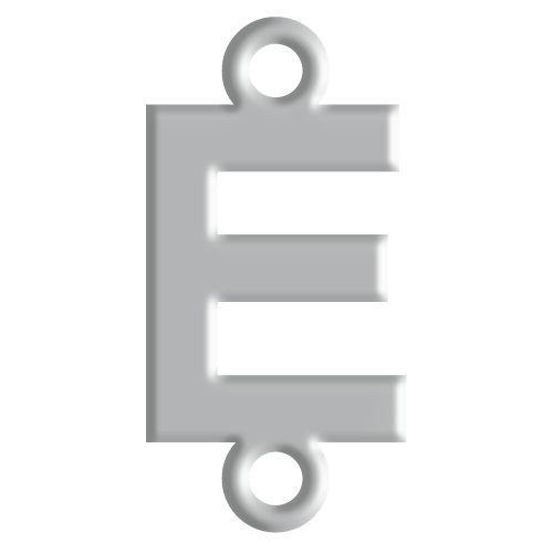 E Initial Pendant