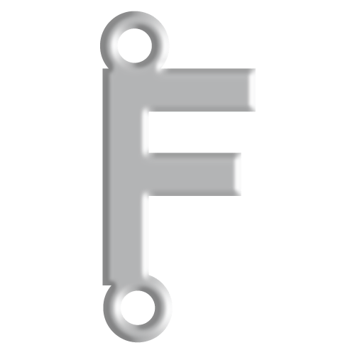F Initial Pendant