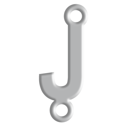 J Initial Pendant