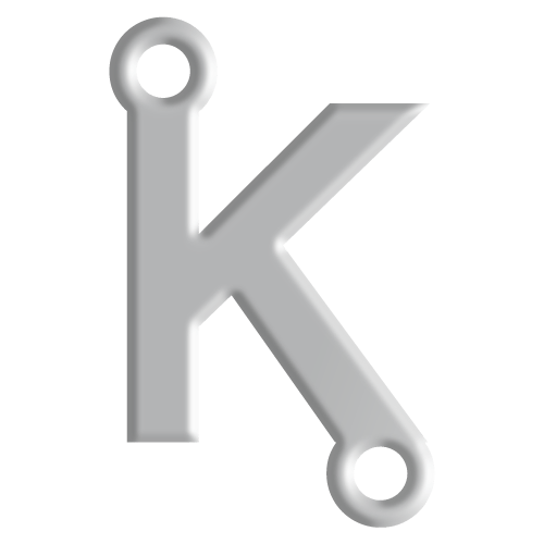 K Initial Pendant