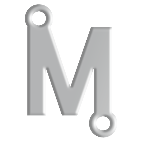 M Initial Pendant