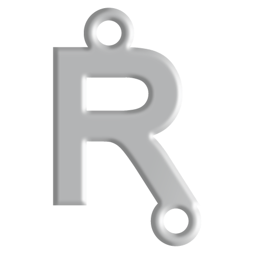 R Initial Pendant