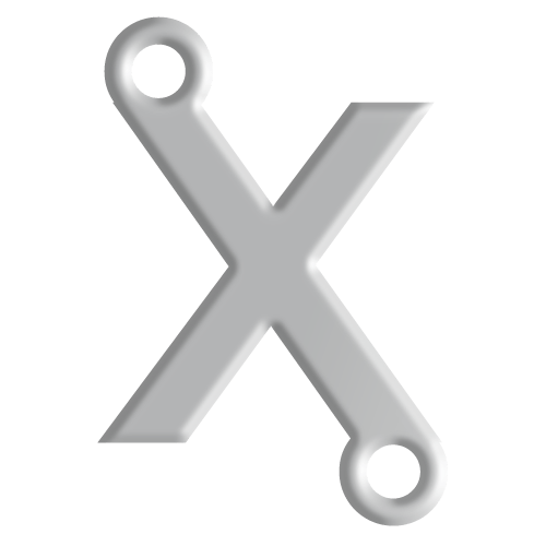 X Initial Pendant