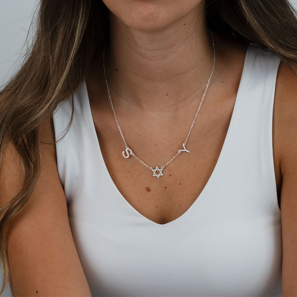Double Initial Star of David Choker