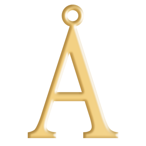 A Initial Pendant