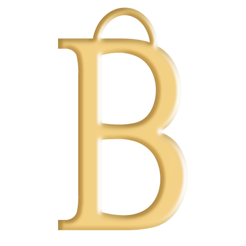 B Initial Pendant