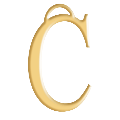 C Initial Pendant