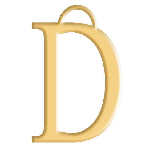 D Initial Pendant