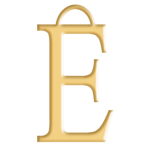 E Initial Pendant