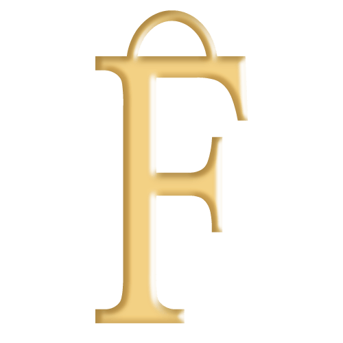 F Initial Pendant