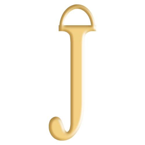 J Initial Pendant