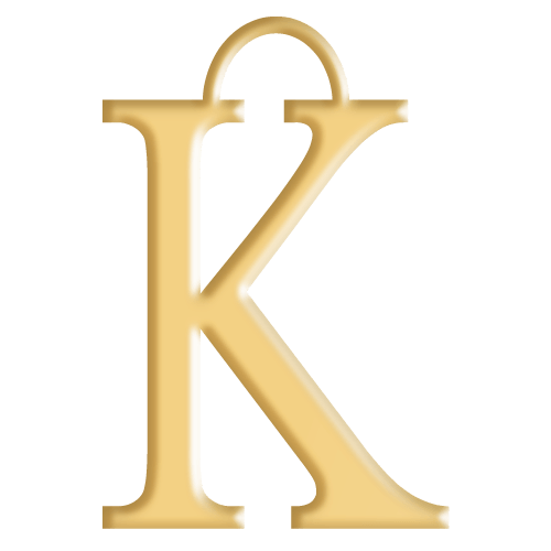 K Initial Pendant