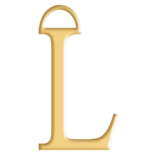 L Initial Pendant