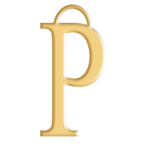 P Initial Pendant