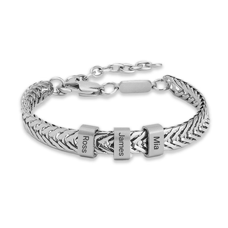 Personalised Gold Stainless Steel Dad Bracelet