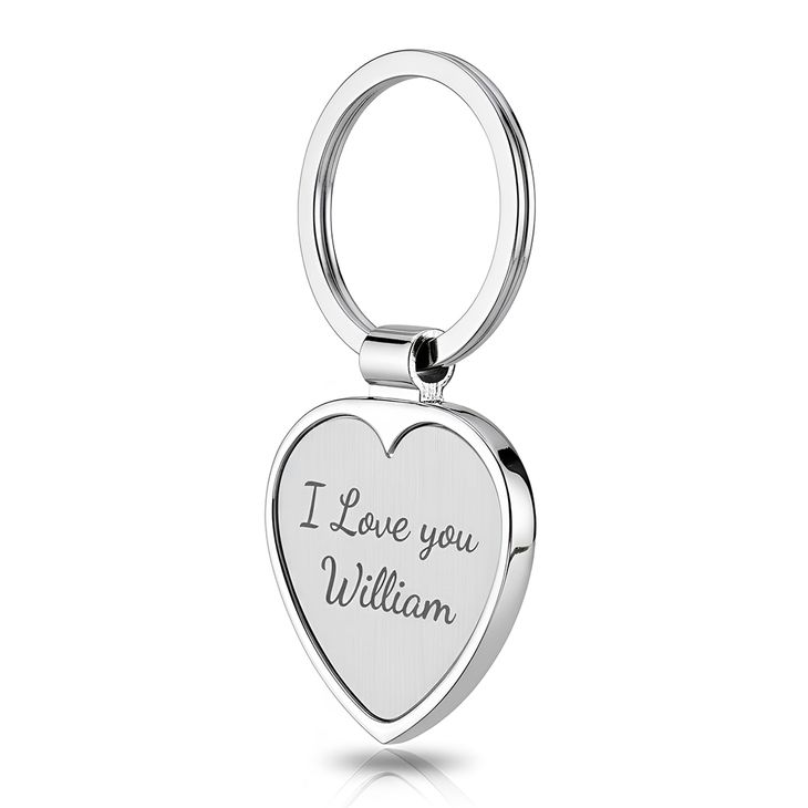 Personalized Heart Keychain - Picture 2
