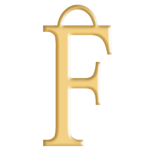 F Initial Pendant