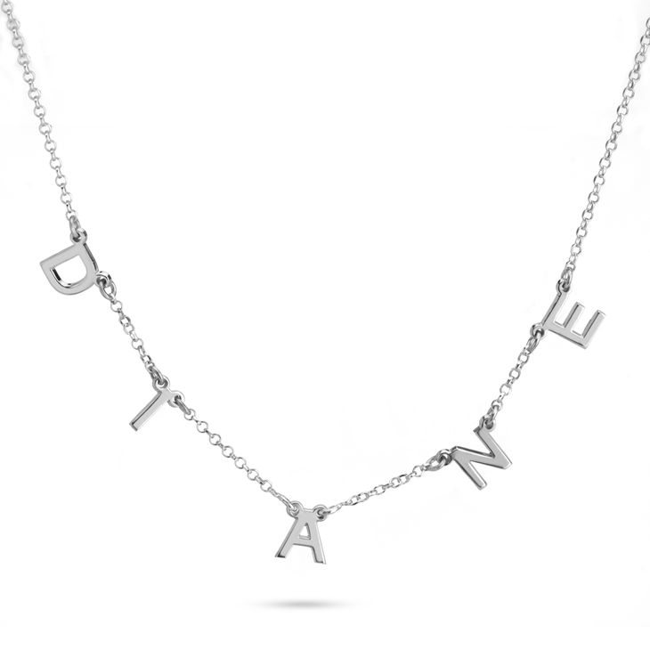 Custom Dainty Initials Choker Necklace