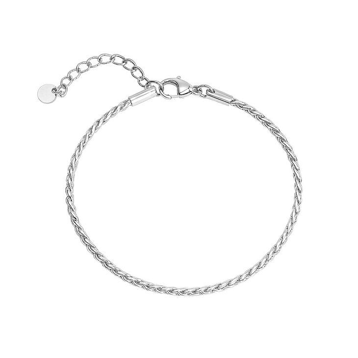 Delicate Twisted Chain Bracelet for Men