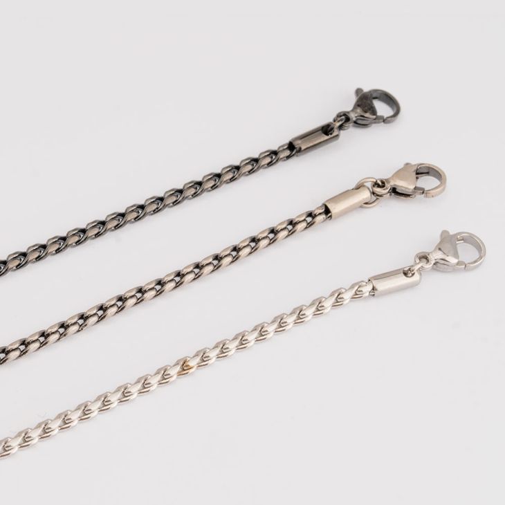 Delicate Twisted Chain Bracelet for Men - Picture 4