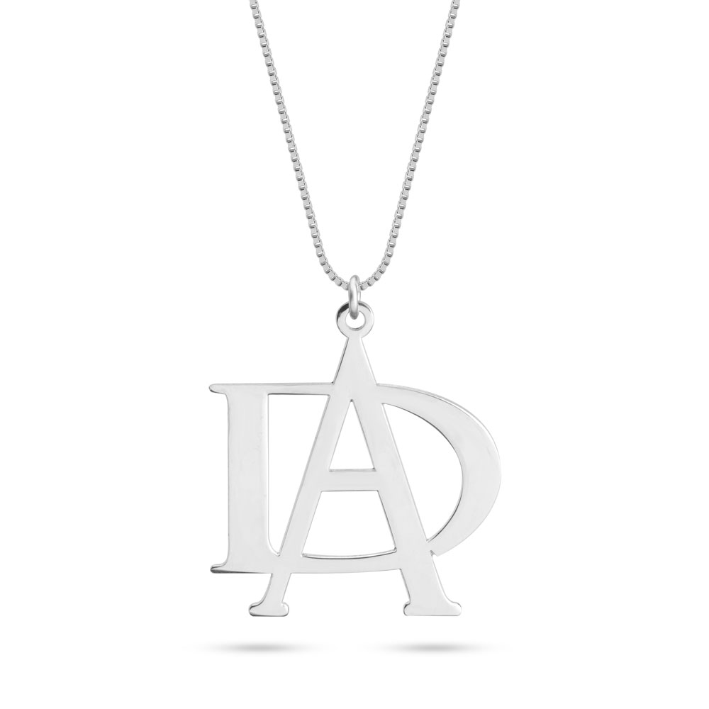 Interlocking Monogram Necklace