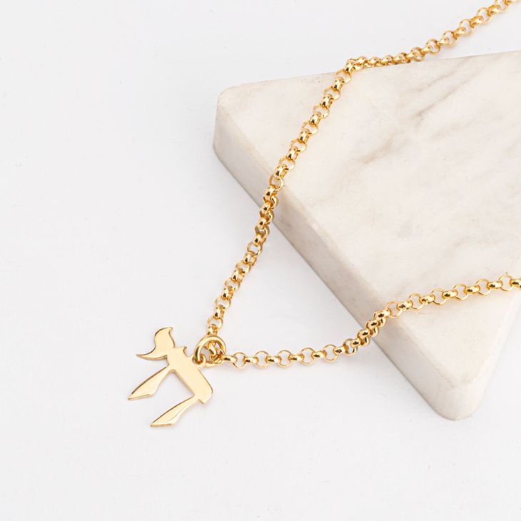 Tiny Jewish Chai Necklace