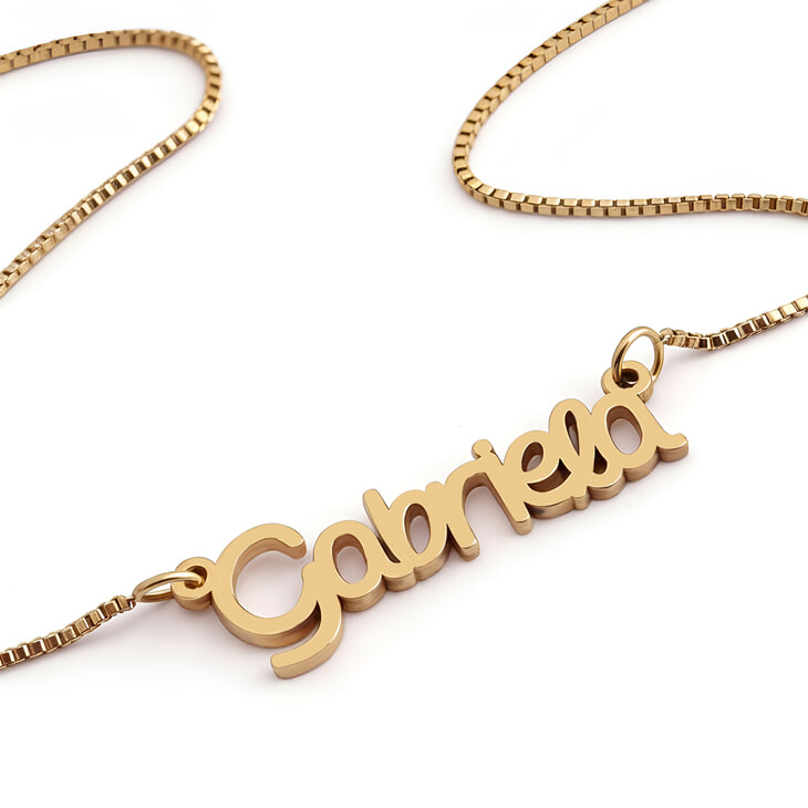 name necklace font follow you - Picture 2