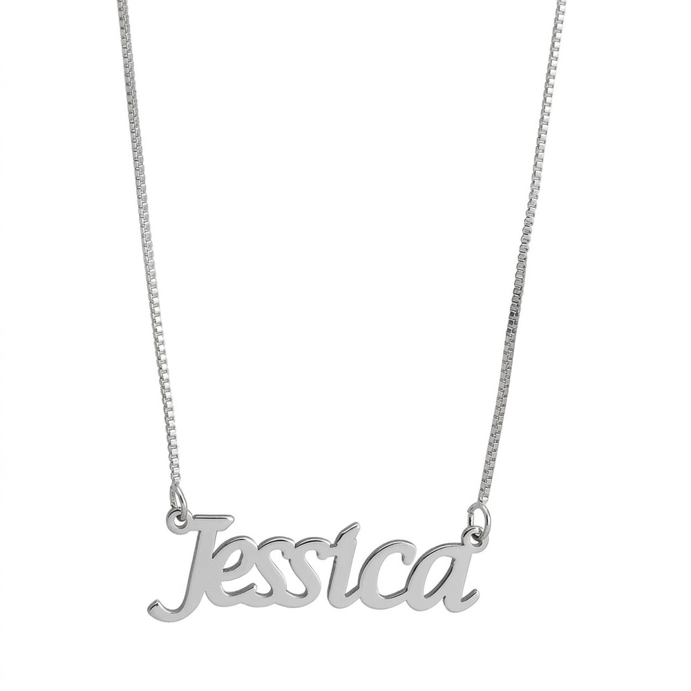 The Everyday Name Necklace - Silver